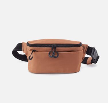 BE HOLD Recycled Nylon Belt Bag in Dune