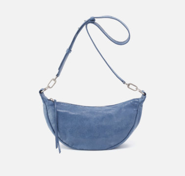 Azure Buffed Leather Knox Sling Bag